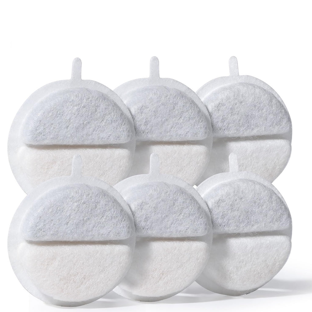 Round replacement filters for cat water fountain
