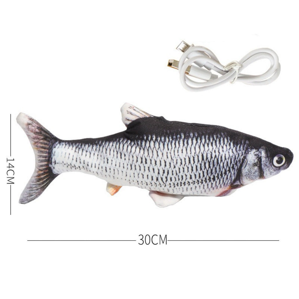 Flopping fish cat toy - carp style