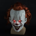 LED Light-Up Creepy Clown Costume Mask