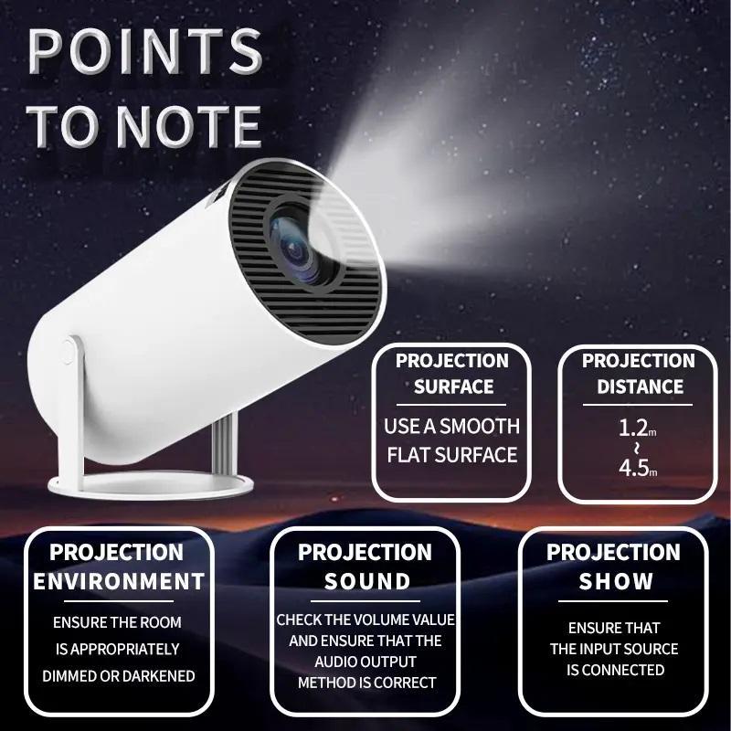 HY300 Portable Smart Projector