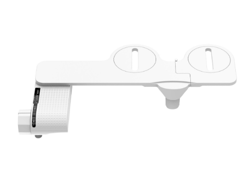 Ultra-Thin Dual-Nozzle Bidet Attachment