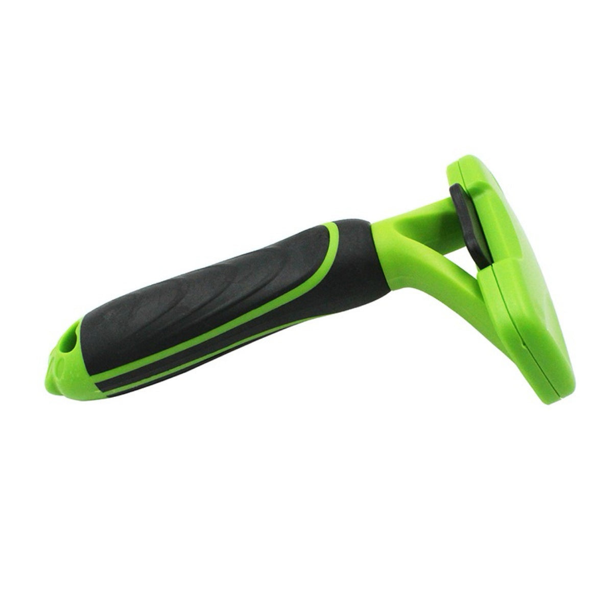 Deshedding brush side profile