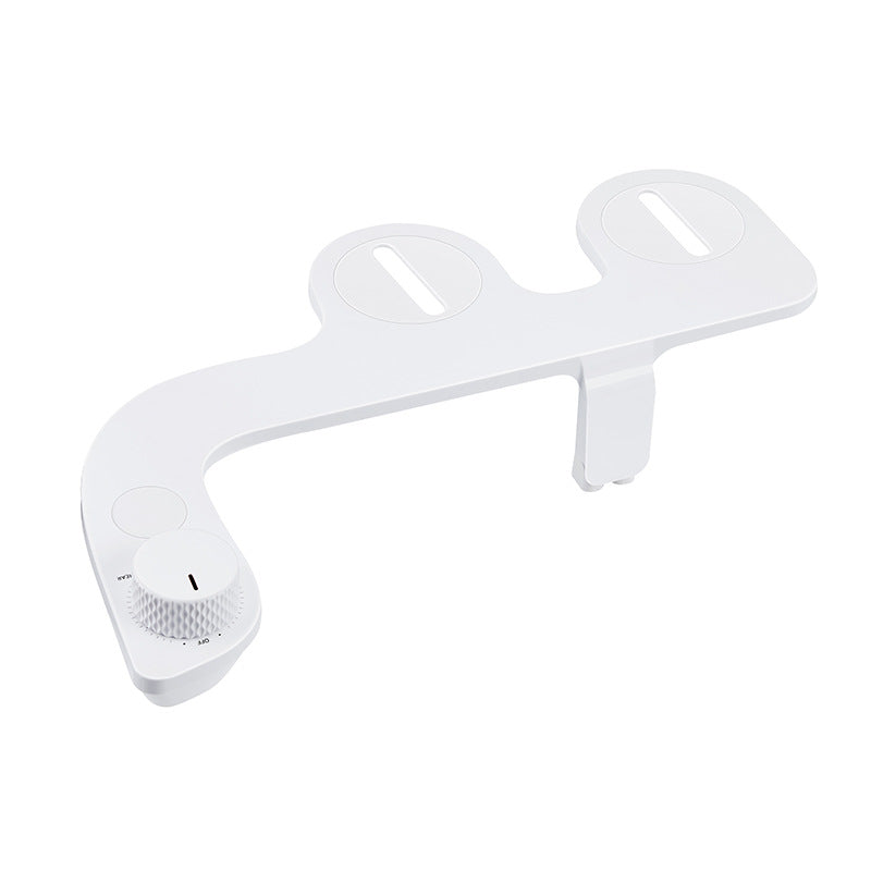 Ultra-Thin Dual-Nozzle Bidet Attachment