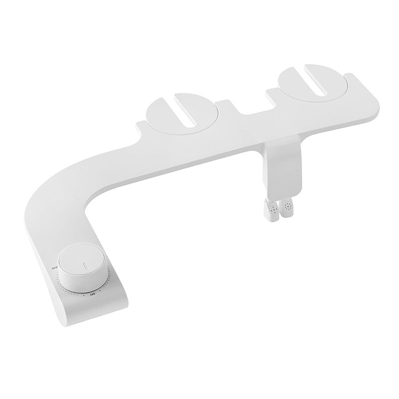 Ultra-Thin Dual-Nozzle Bidet Attachment