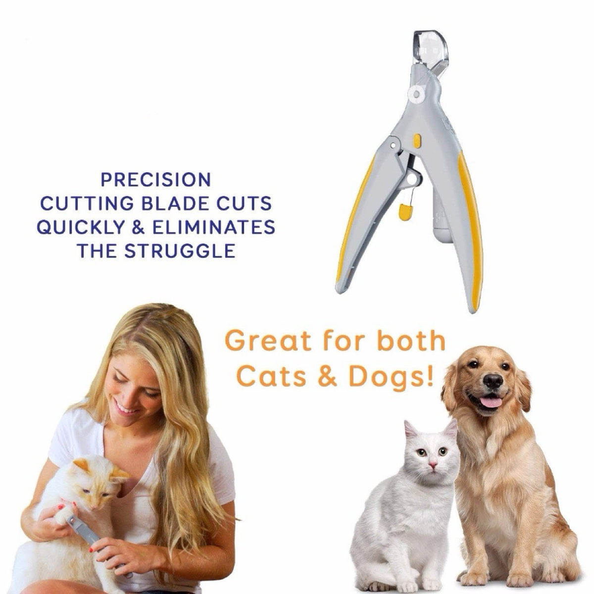 LED nail clipper - for cats and dogs