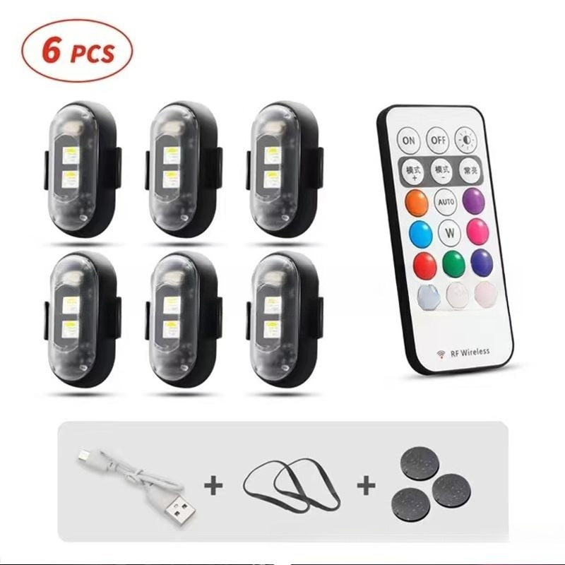 RGB LED Strobe Lights for Cars & Motorcycles