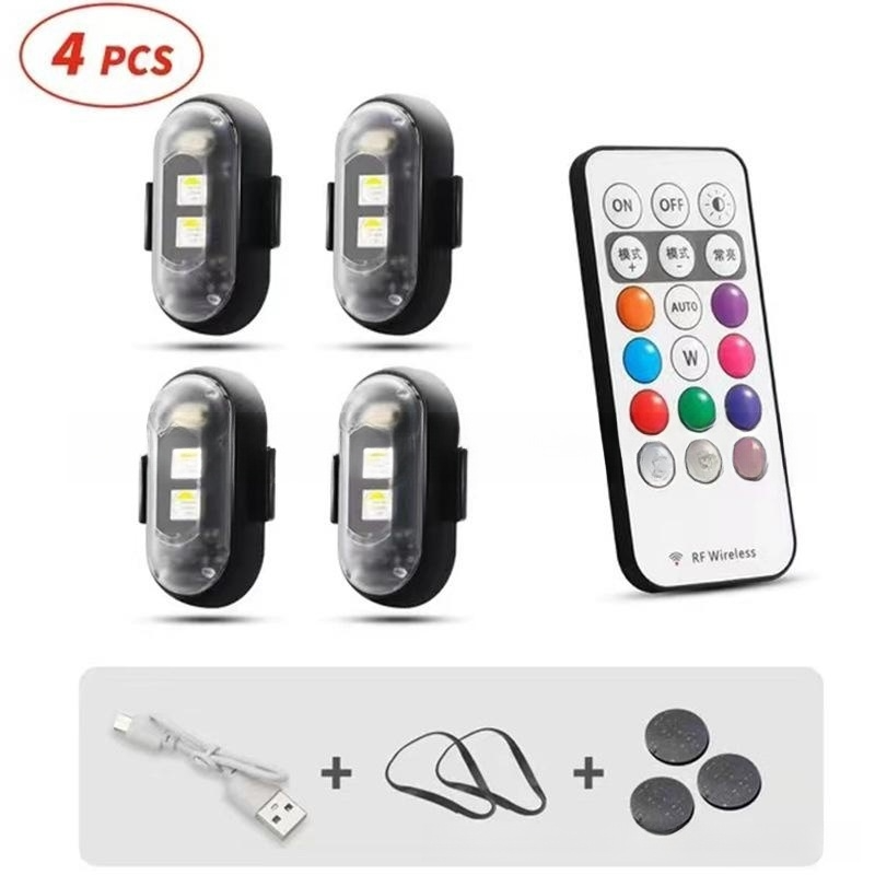 RGB LED Strobe Lights for Cars & Motorcycles